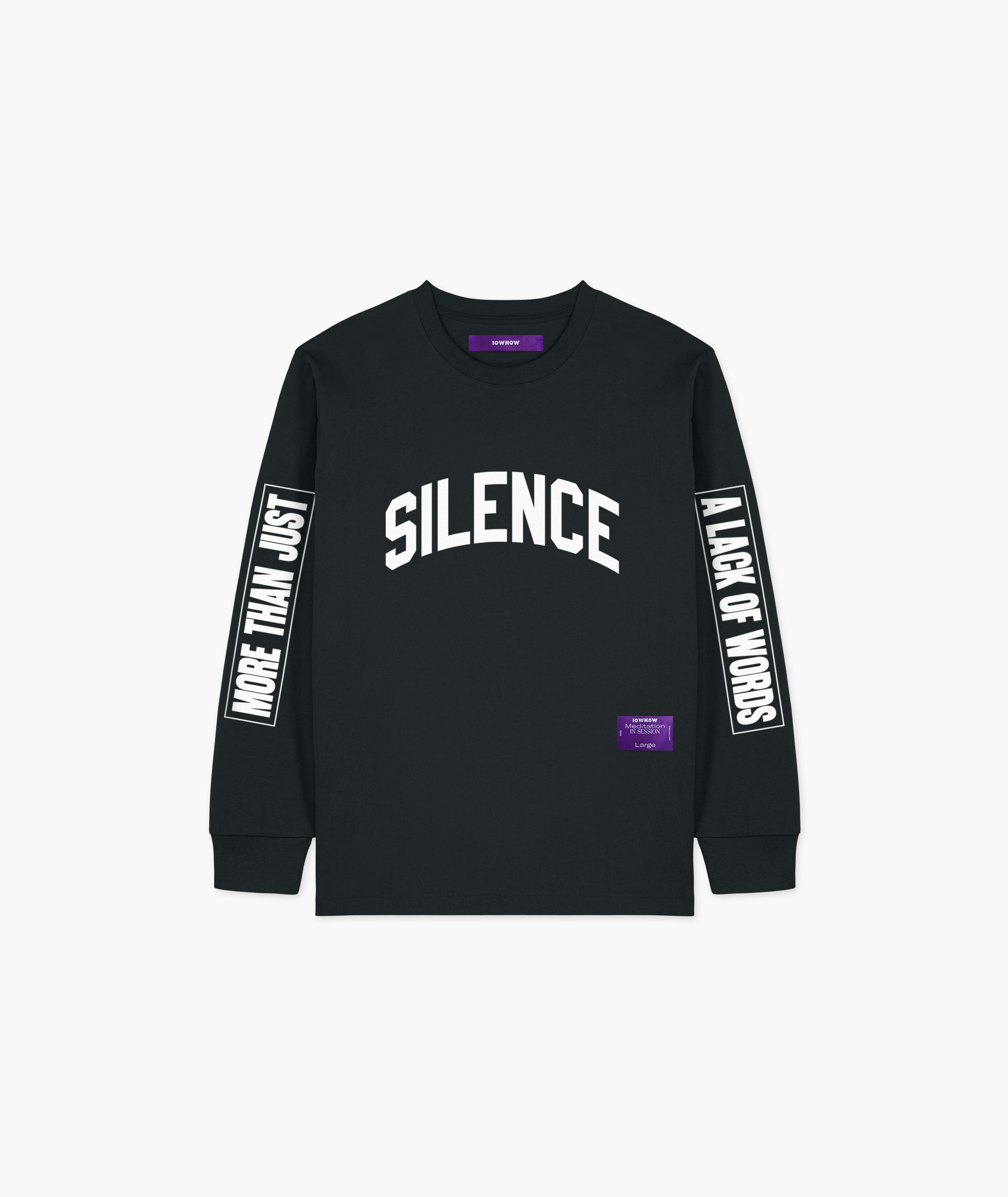Silence LS – Waterbased Printed Longsleeve