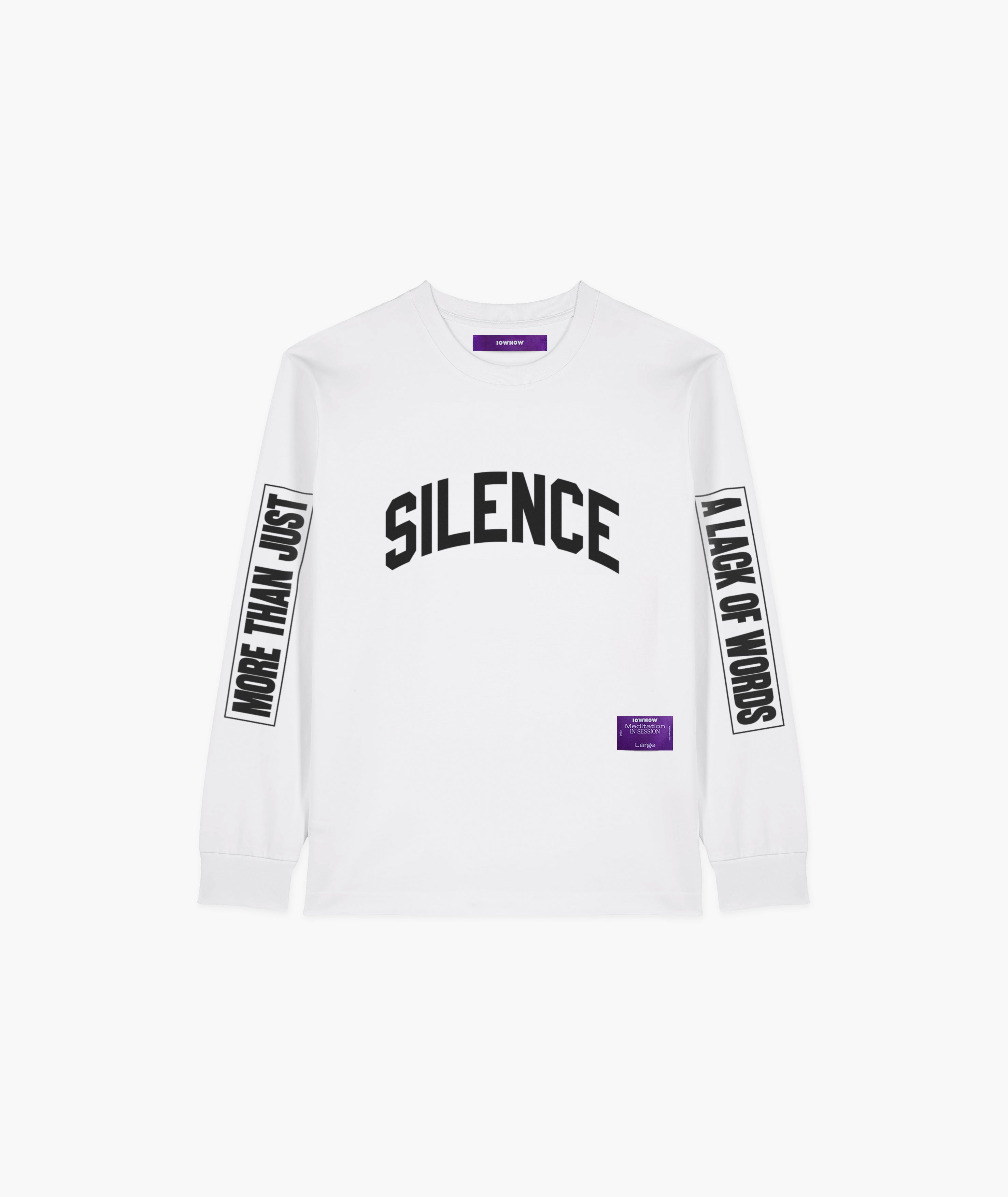 Silence LS – Waterbased Printed Longsleeve