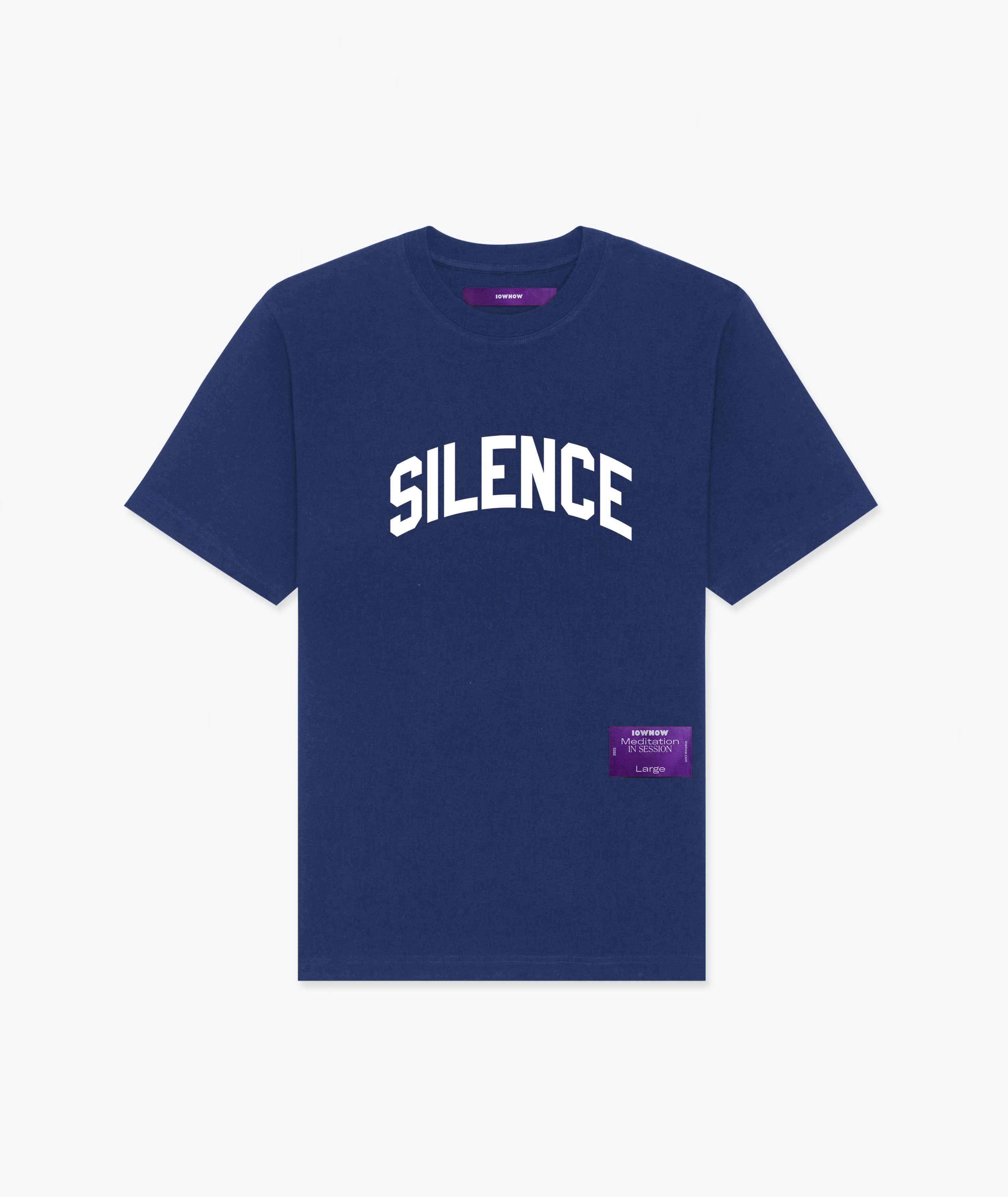 Silence – Waterbased Printed T-Shirt