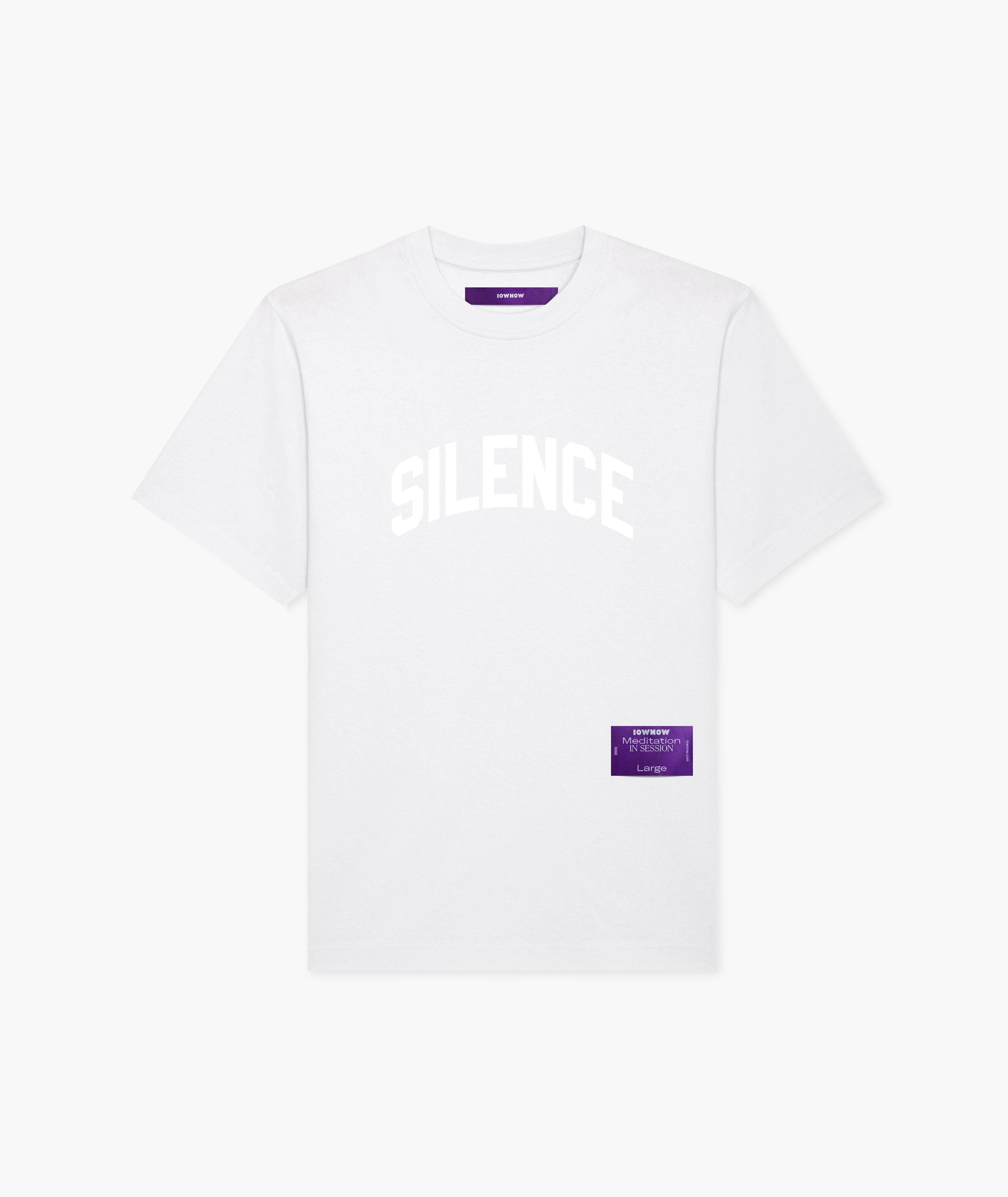 Silence – Waterbased Printed T-Shirt