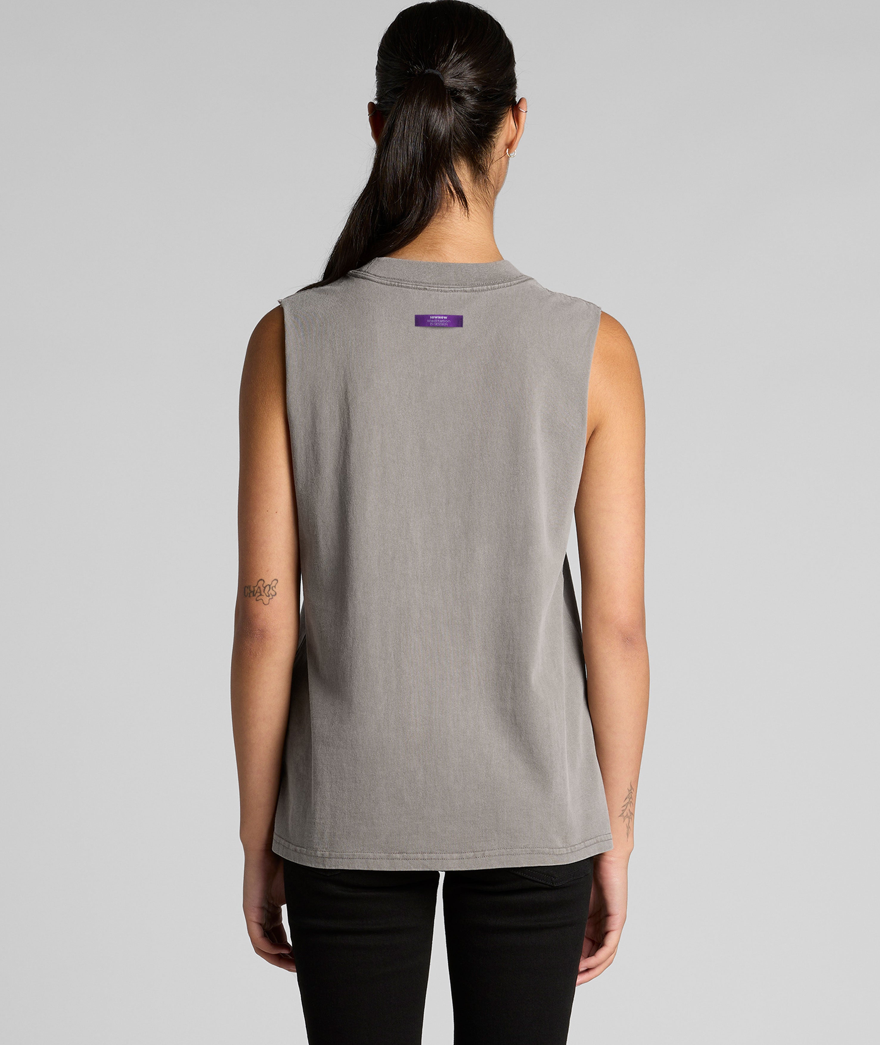 W' Matinee – Embroidered Oversized Tanktop